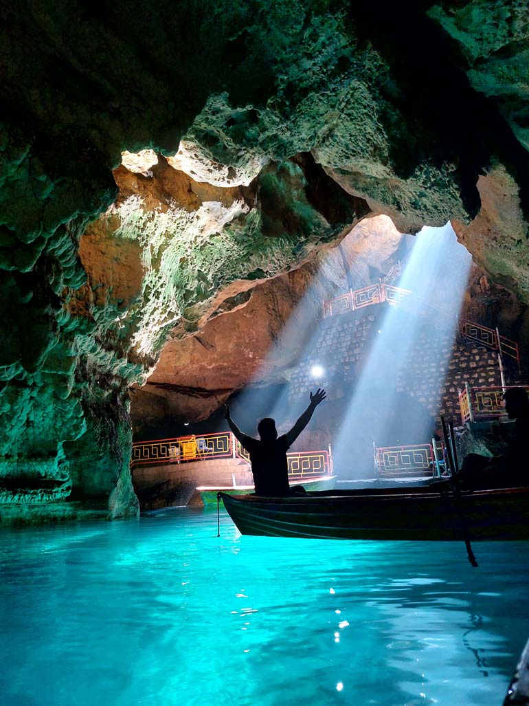 تاریخچه غار آبی سهولان مهاباد