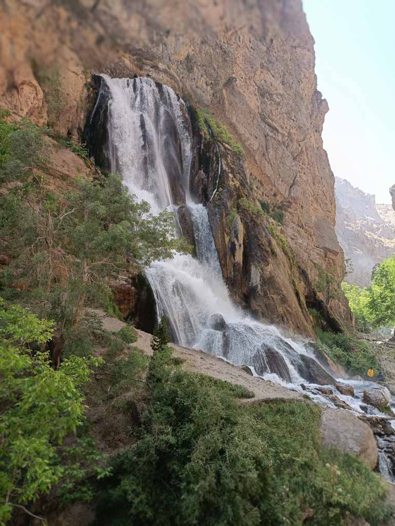 فاصله تهران تا آبشار آب سفید