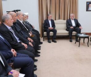 رئیس دفتر سیاسی حماس و دبیرکل جنبش جهاد اسلامی فلسطین با رهبر انقلاب دیدار کردند