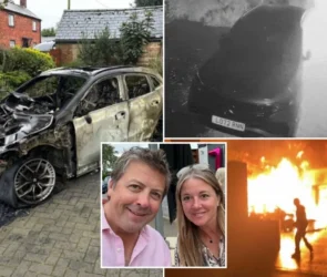 آتش‌سوزی مرسدس بنز EQA در بریتانیا، موجی از نارضایتی را برانگیخت