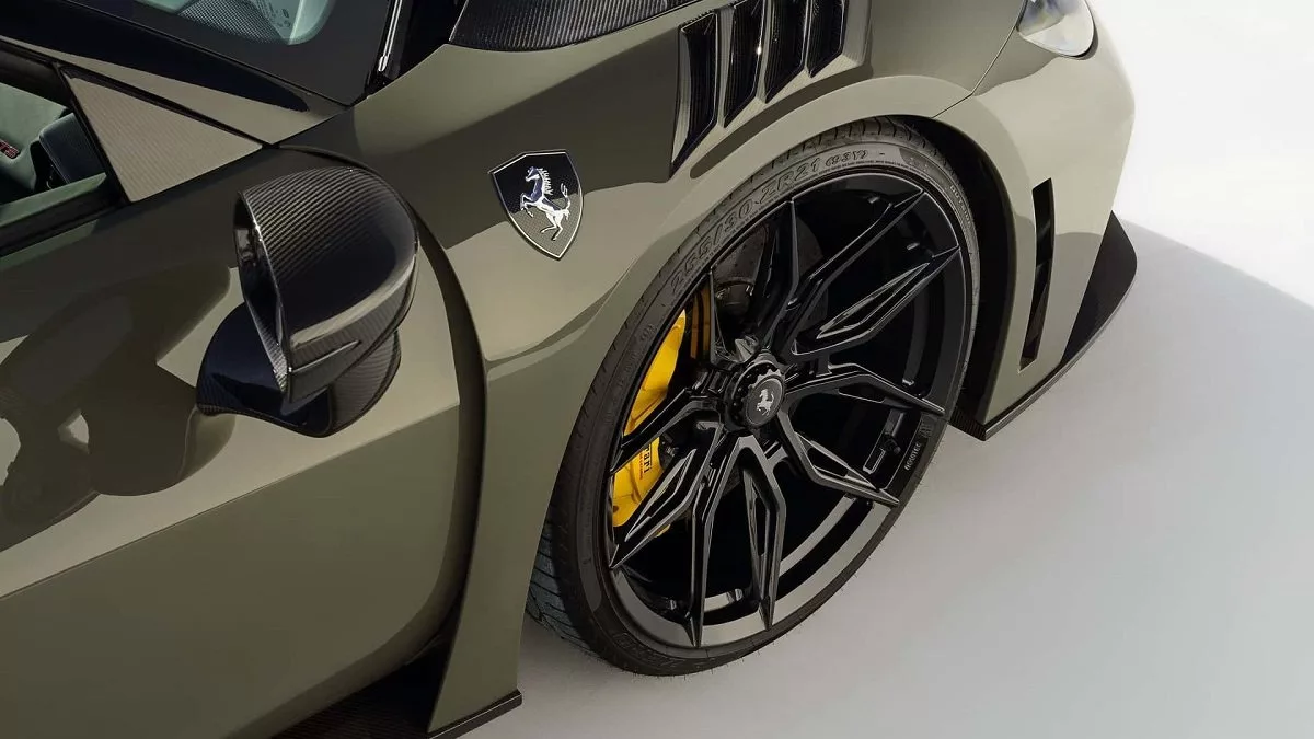 فراری 296 GTS با تیونینگ نوویتک رونمایی شد، قدرت بیشتر و بدنه پهن‌تر