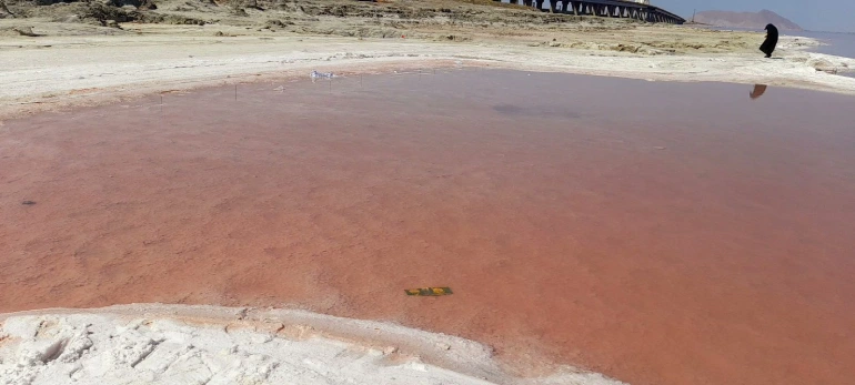 تاثیر خشکی دریاچه ارومیه بر محیط زیست