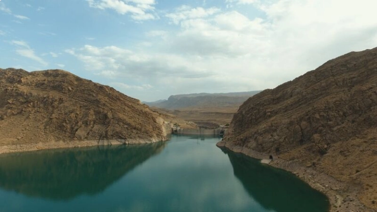 دریاچه سد جیرفت