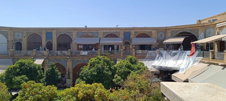 نقشه و معماری سرای مشیر