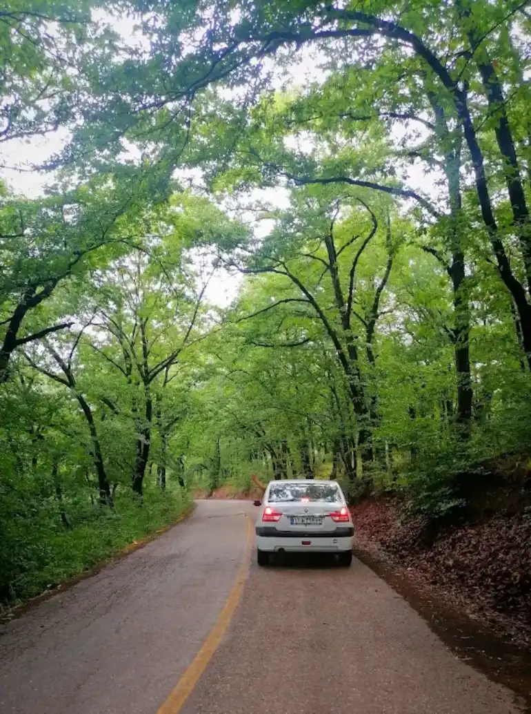 آبشار سنگ درکا شهرستان آمل