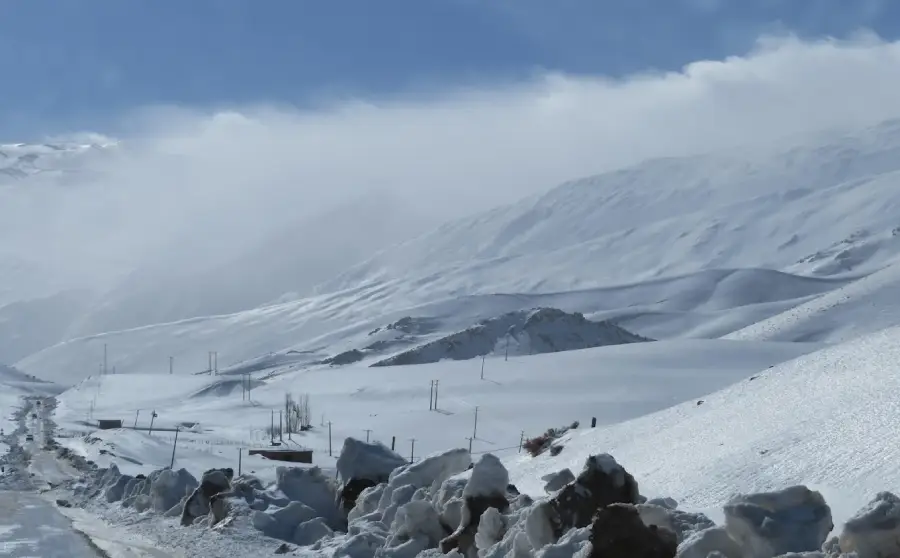 جاهای دیدنی چهار محال و بختیاری در زمستان